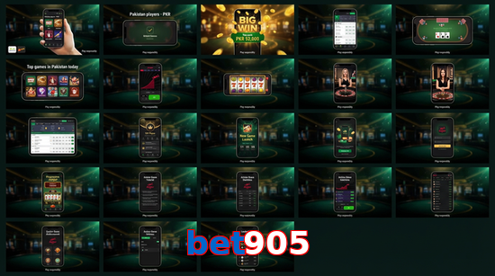 Main screen of Bet905 bet page for PK players