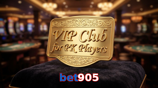 Main screen of Bet905 vip page for PK players